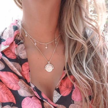 Collar French Coin Plata - Atesorame