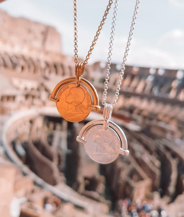 Collar French Coin Gold - Atesorame