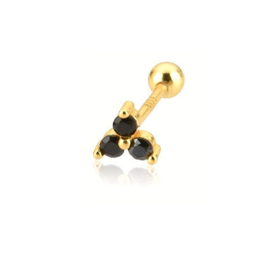 Piercing Chloe Black Gold