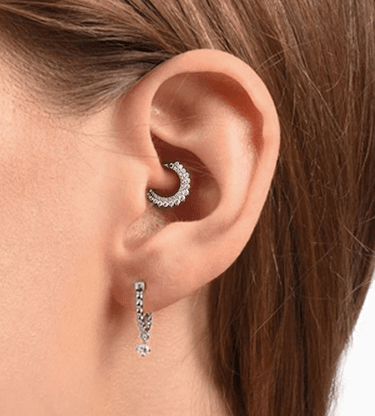 Piercing Daith Shine Gold - Atesorame